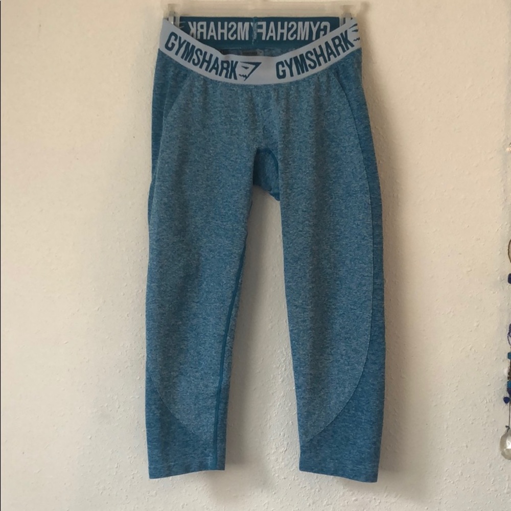 Gymshark deep teal/ice blue leggings! Small